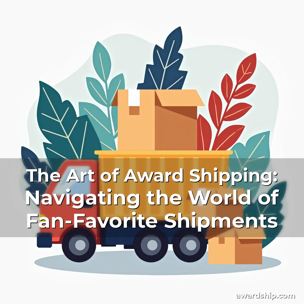 Read more about the article The Art of Award Shipping: Navigating the World of Fan-Favorite Shipments