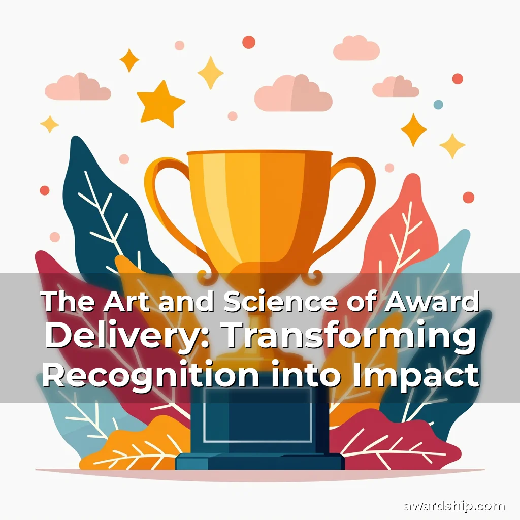 Read more about the article The Art and Science of Award Delivery: Transforming Recognition into Impact