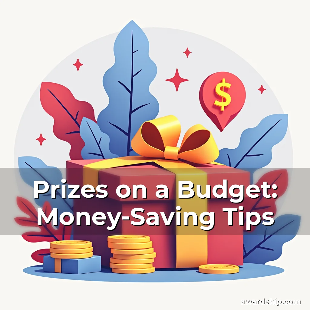 Read more about the article Prizes on a Budget: Money-Saving Tips