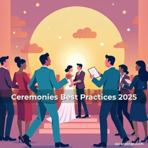 Artistic representation for Ceremonies Best Practices 2025