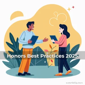 Artistic representation for Honors Best Practices 2025