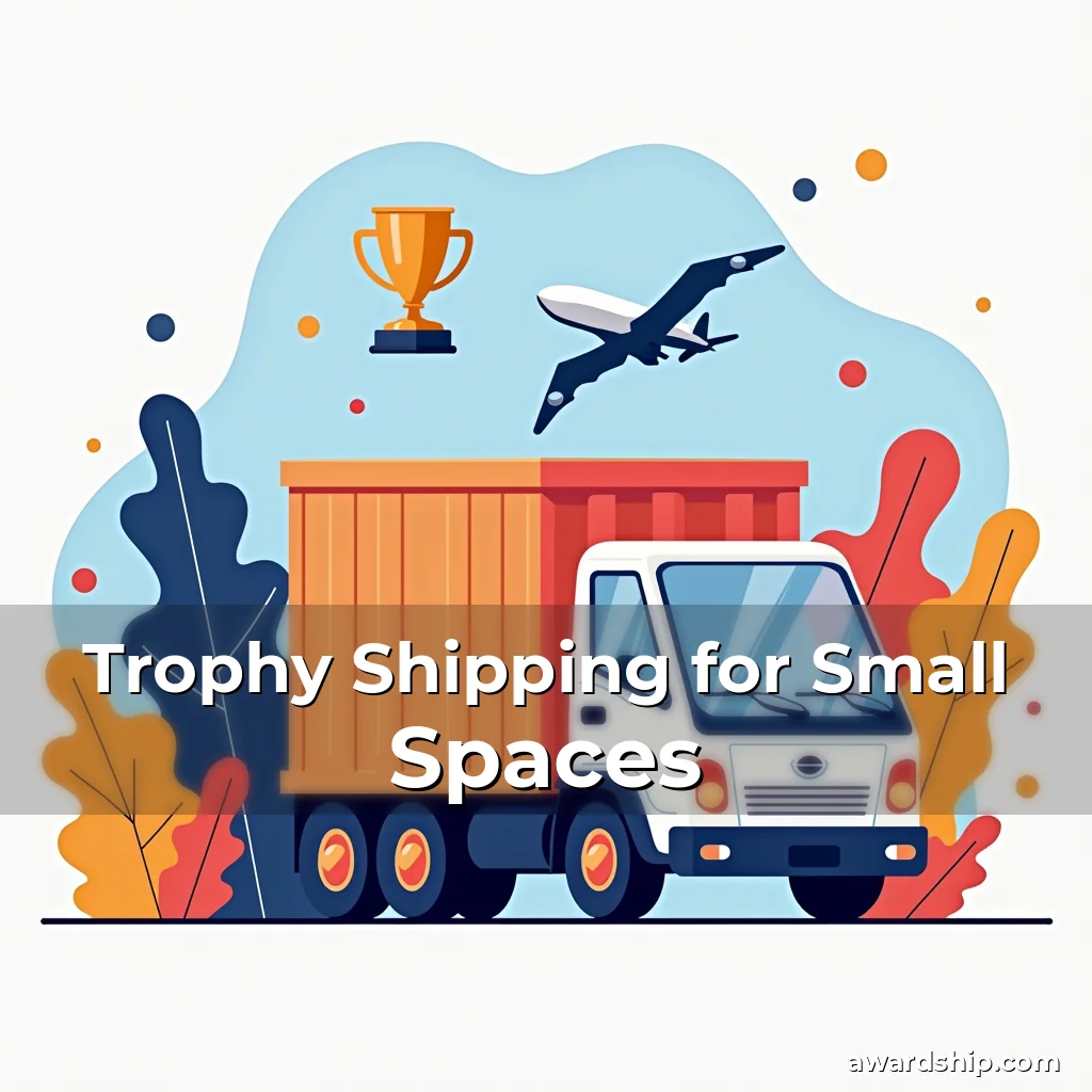 Artistic representation for Trophy Shipping for Small Spaces