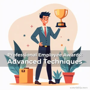 Artistic representation for Professional Employee Awards: Advanced Techniques