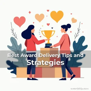Artistic representation for Best Award Delivery Tips and Strategies