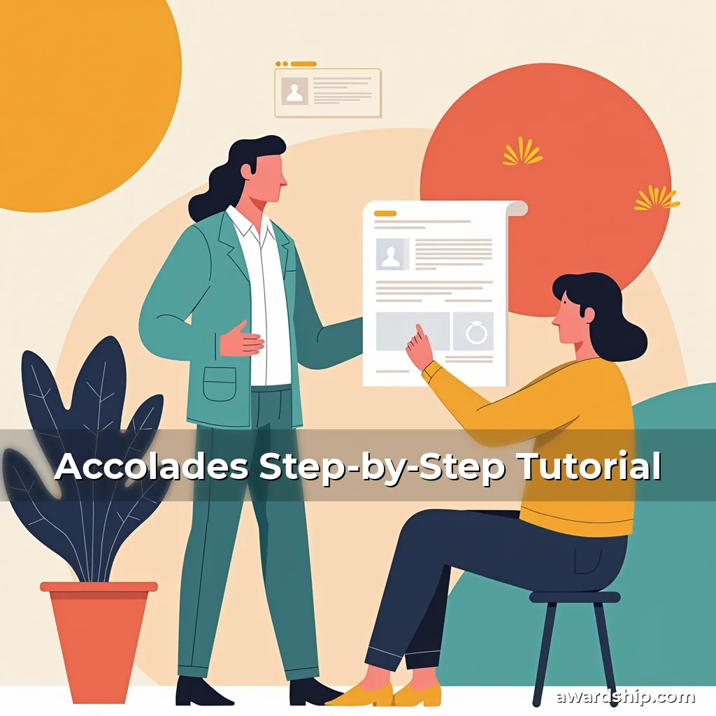 Artistic representation for Accolades Step-by-Step Tutorial