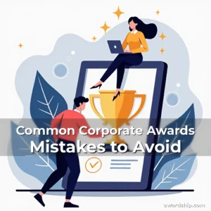 Artistic representation for Common Corporate Awards Mistakes to Avoid