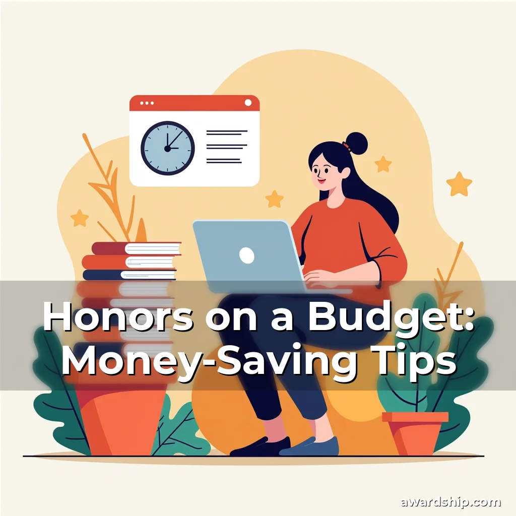 You are currently viewing Honors on a Budget: Money-Saving Tips