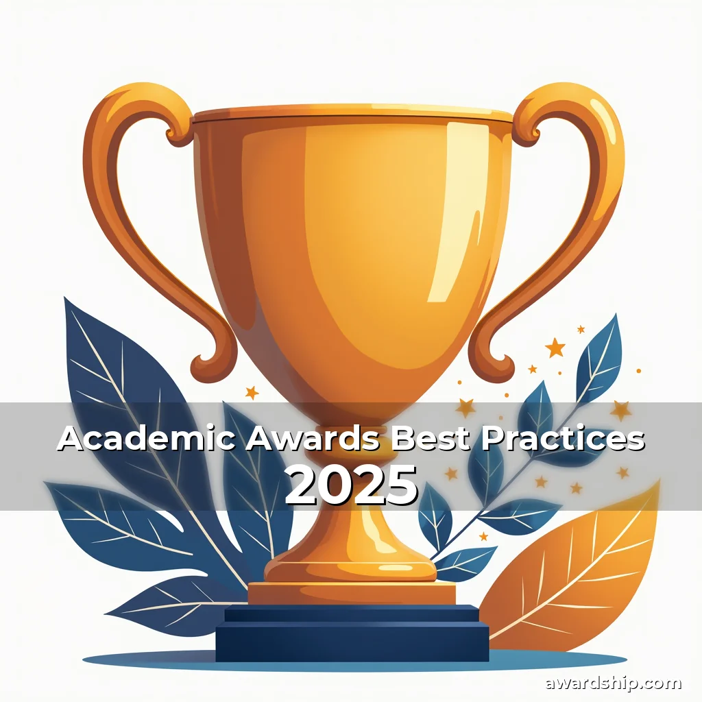 Artistic representation for Academic Awards Best Practices 2025