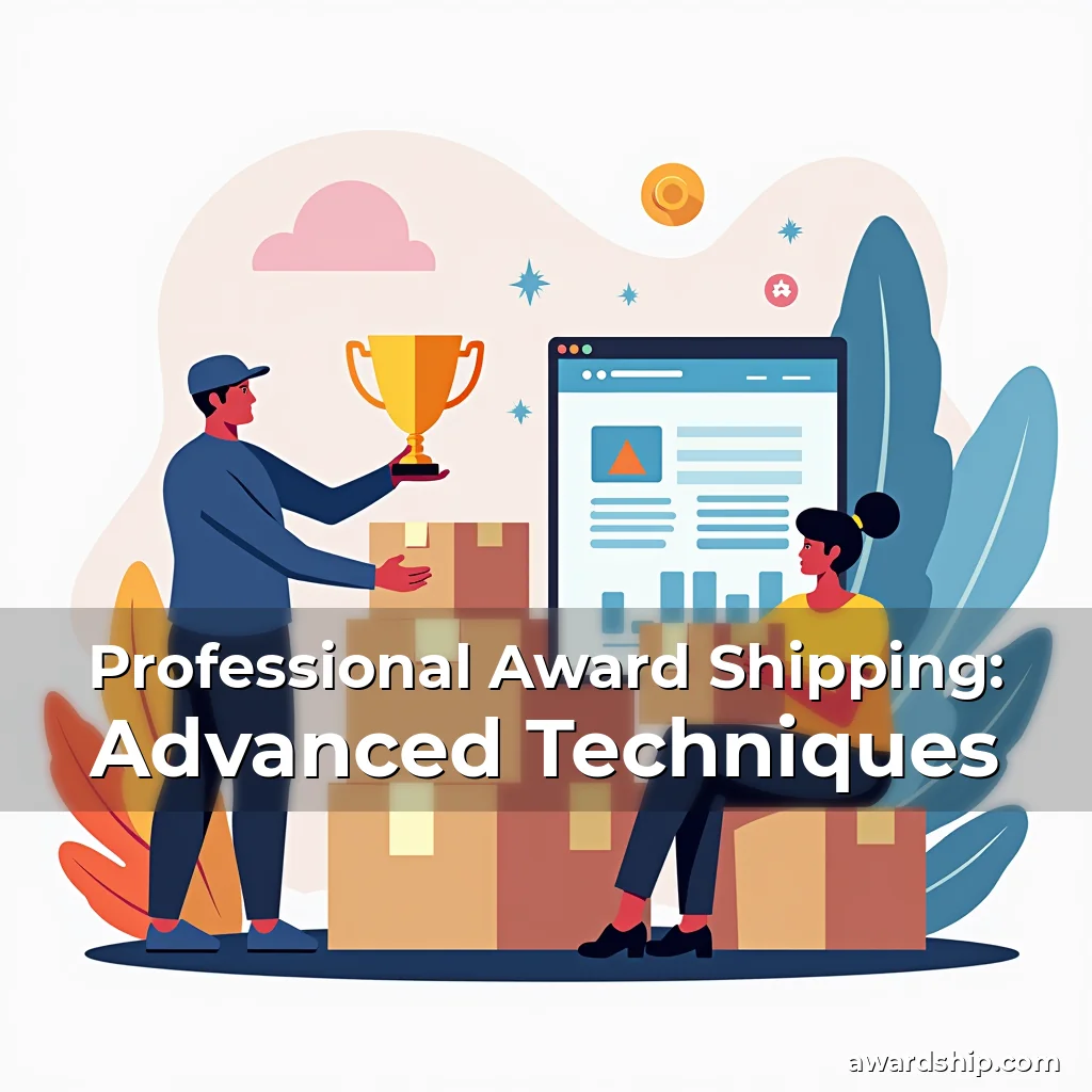 Artistic representation for Professional Award Shipping: Advanced Techniques