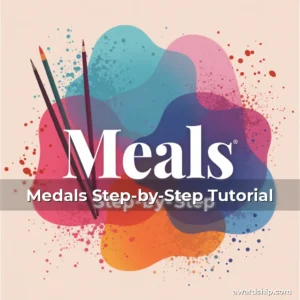 Artistic representation for Medals Step-by-Step Tutorial