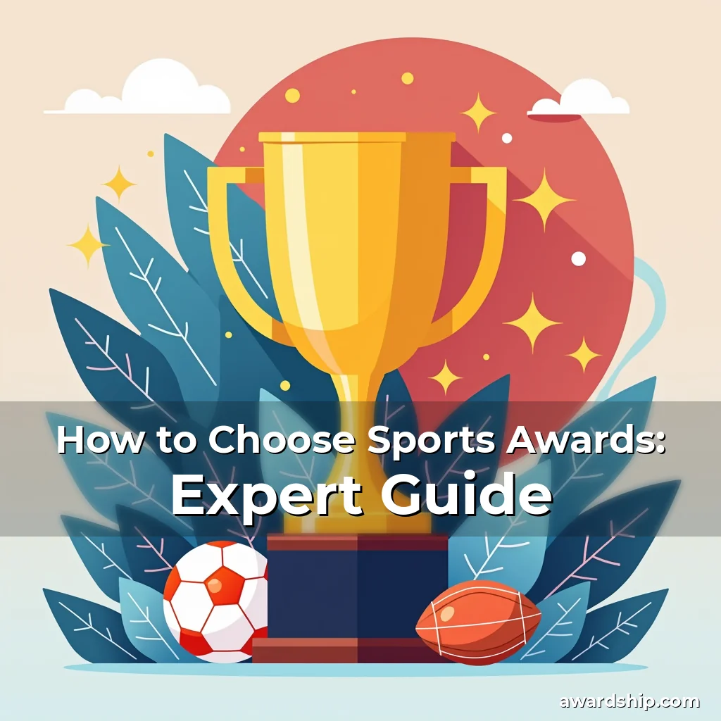 Artistic representation for How to Choose Sports Awards: Expert Guide