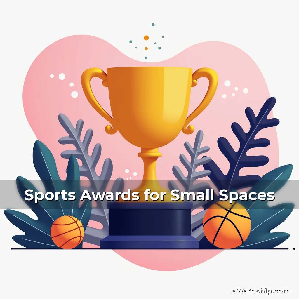 Artistic representation for Sports Awards for Small Spaces