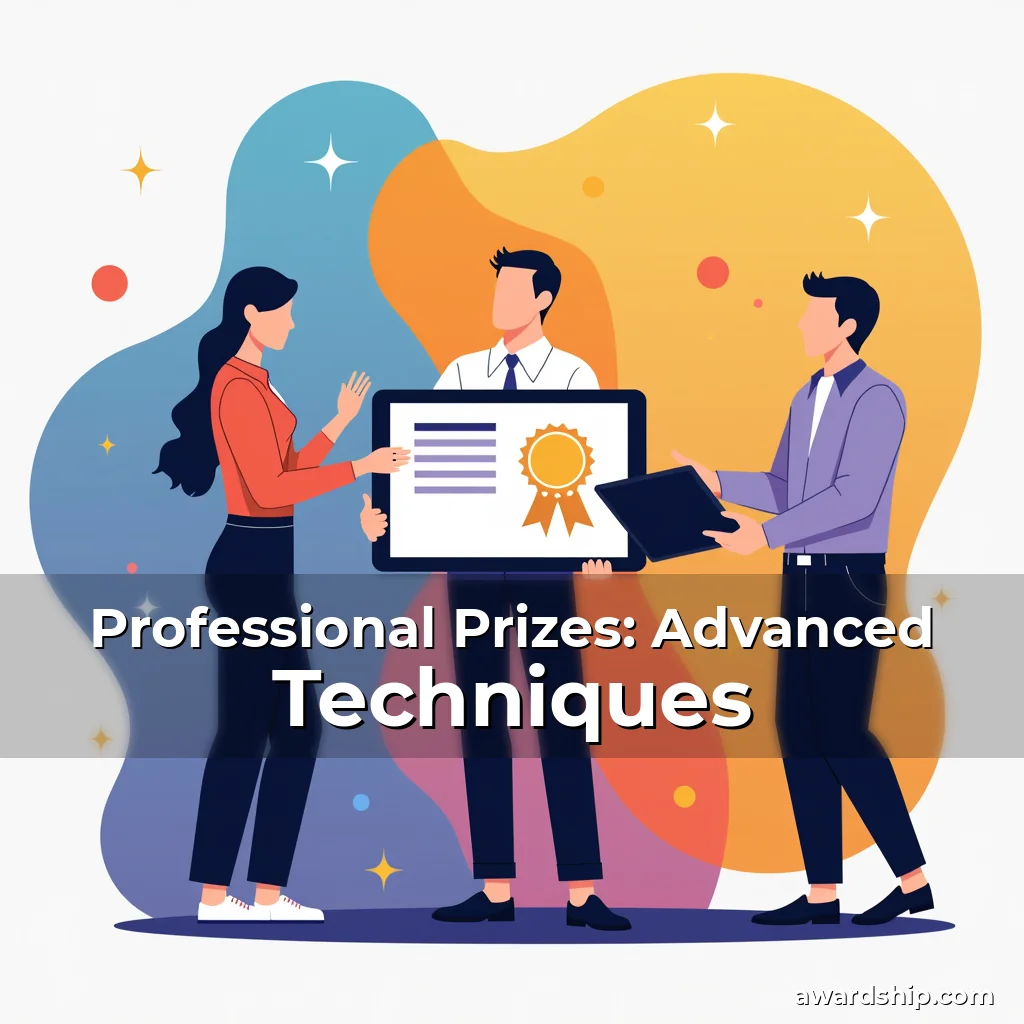 Artistic representation for Professional Prizes: Advanced Techniques