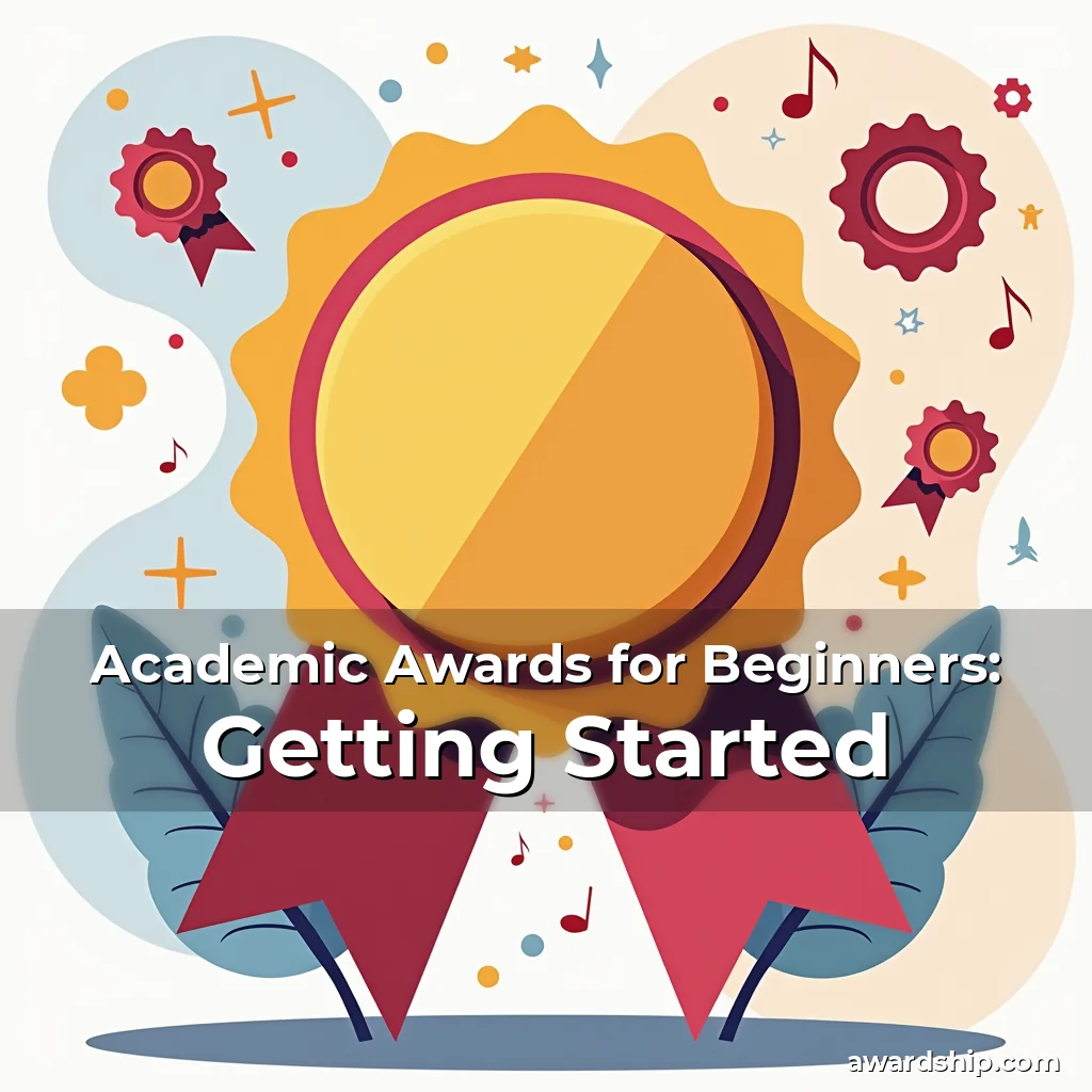 Artistic representation for Academic Awards for Beginners: Getting Started
