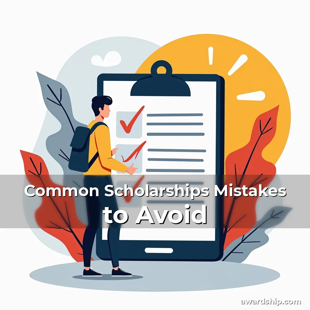 Read more about the article Common Scholarships Mistakes to Avoid