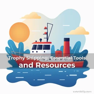 Artistic representation for Trophy Shipping: Essential Tools and Resources