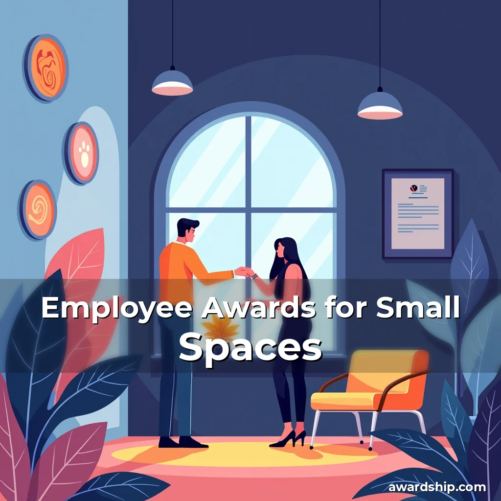 Artistic representation for Employee Awards for Small Spaces