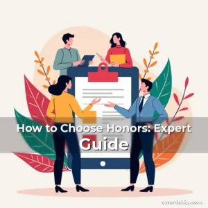 Artistic representation for How to Choose Honors: Expert Guide