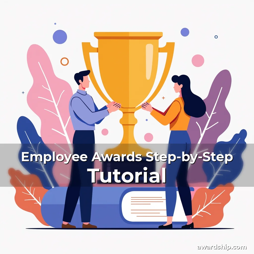 Artistic representation for Employee Awards Step-by-Step Tutorial
