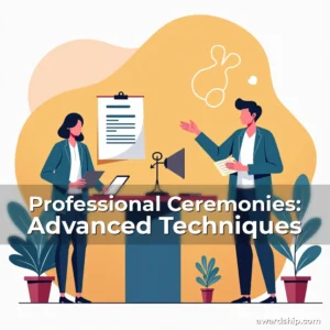 Artistic representation for Professional Ceremonies: Advanced Techniques