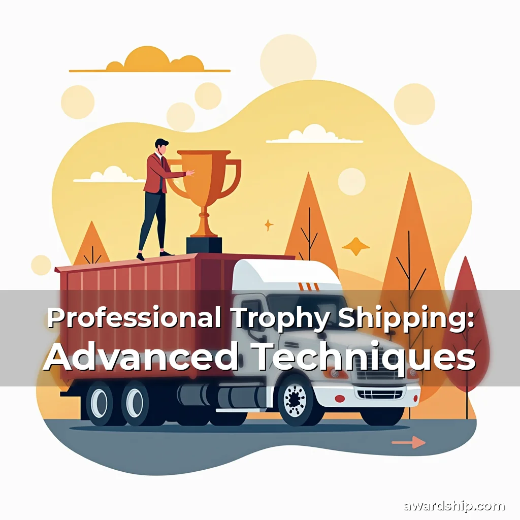 Artistic representation for Professional Trophy Shipping: Advanced Techniques