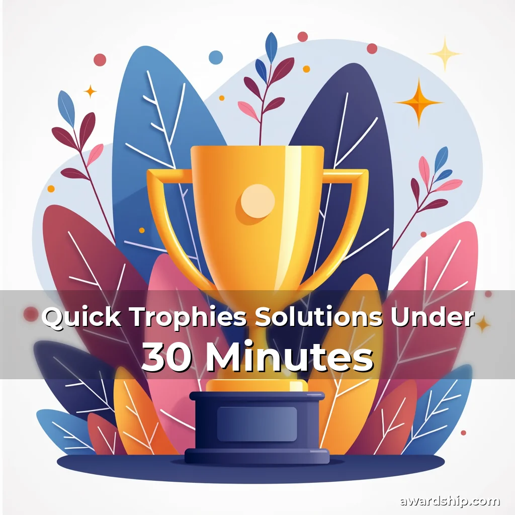 Read more about the article Quick Trophies Solutions Under 30 Minutes