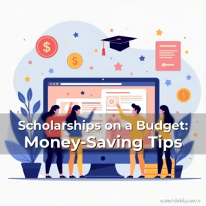 Artistic representation for Scholarships on a Budget: Money-Saving Tips