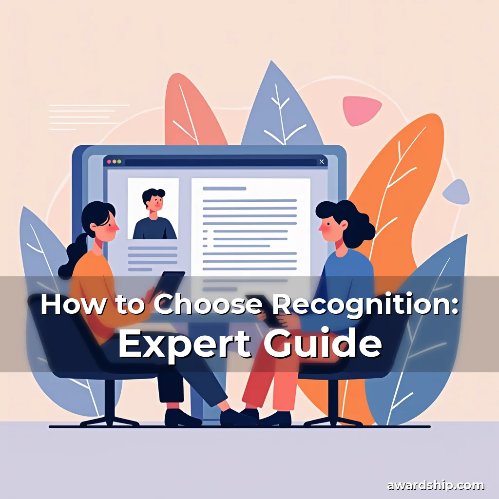 Read more about the article How to Choose Recognition: Expert Guide