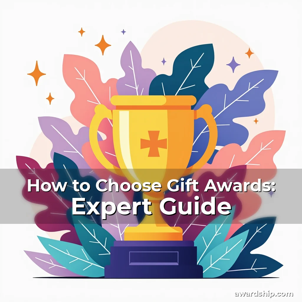 Artistic representation for How to Choose Gift Awards: Expert Guide