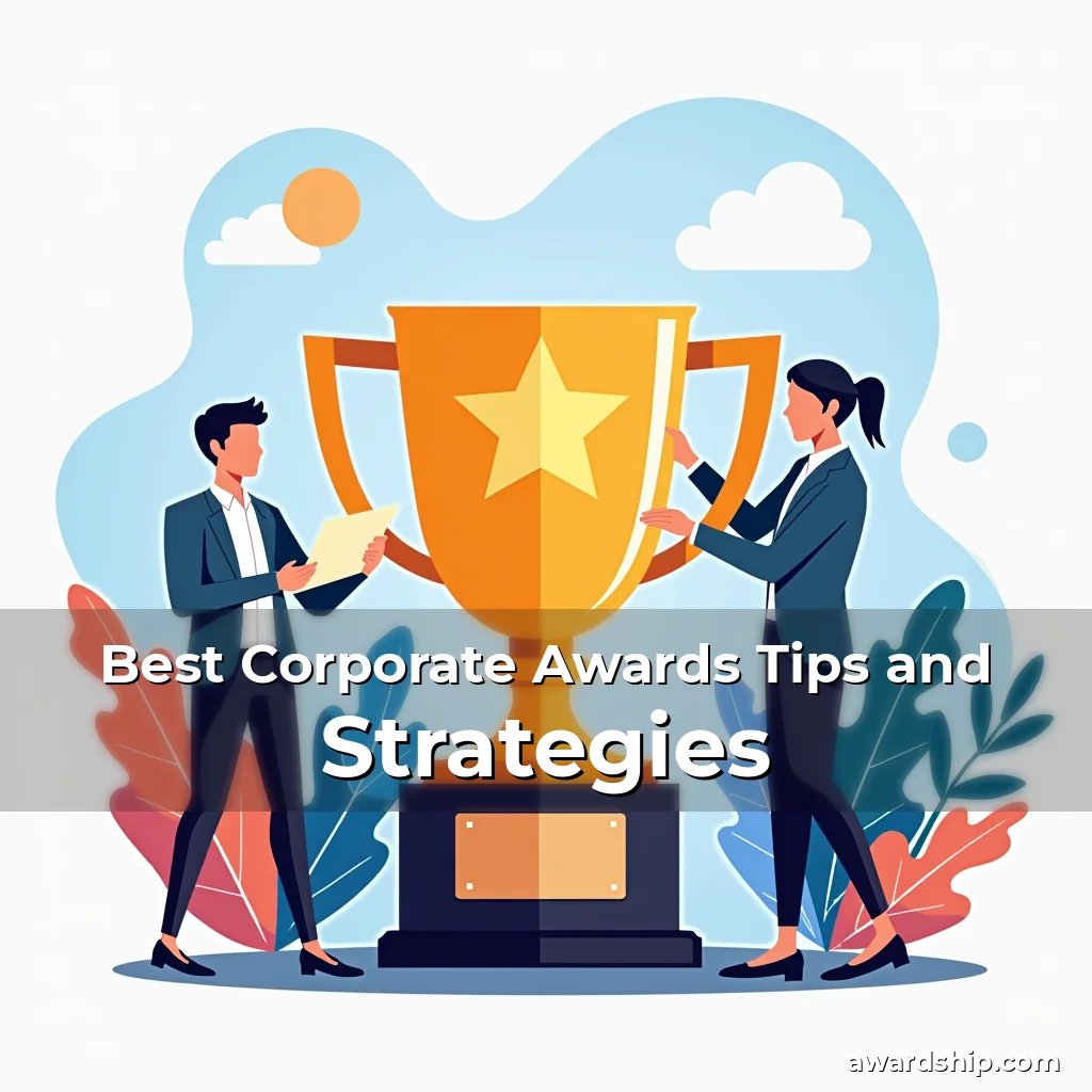 Artistic representation for Best Corporate Awards Tips and Strategies