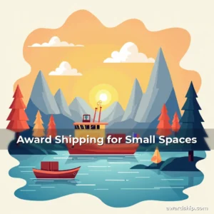 Artistic representation for Award Shipping for Small Spaces