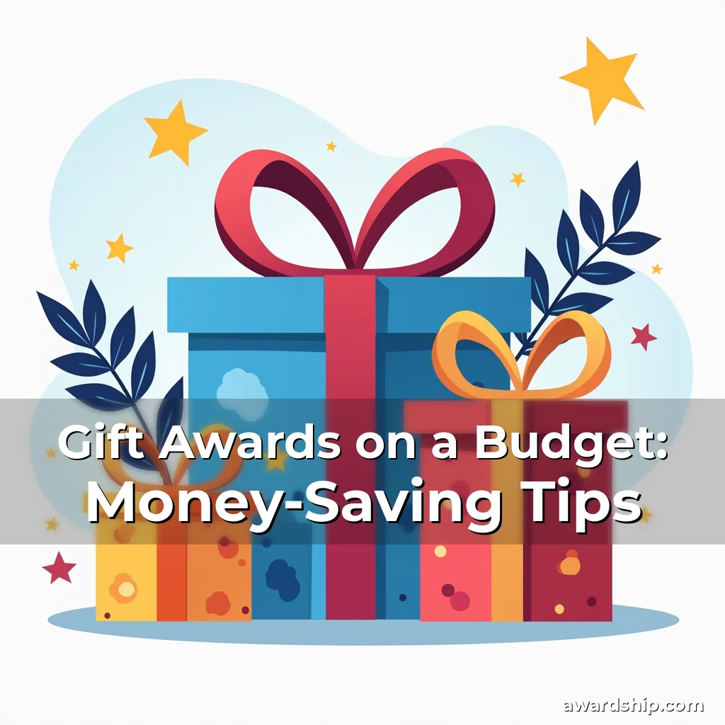 Artistic representation for Gift Awards on a Budget: Money-Saving Tips