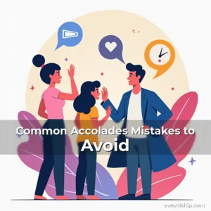Artistic representation for Common Accolades Mistakes to Avoid