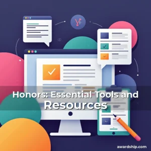 Artistic representation for Honors: Essential Tools and Resources