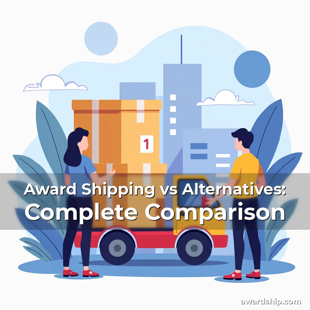 Artistic representation for Award Shipping vs Alternatives: Complete Comparison