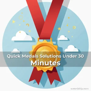 Artistic representation for Quick Medals Solutions Under 30 Minutes