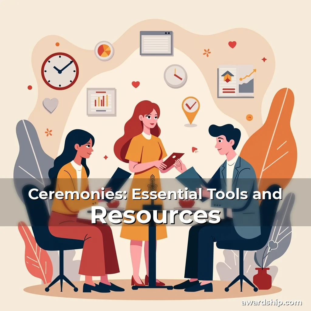 Artistic representation for Ceremonies: Essential Tools and Resources