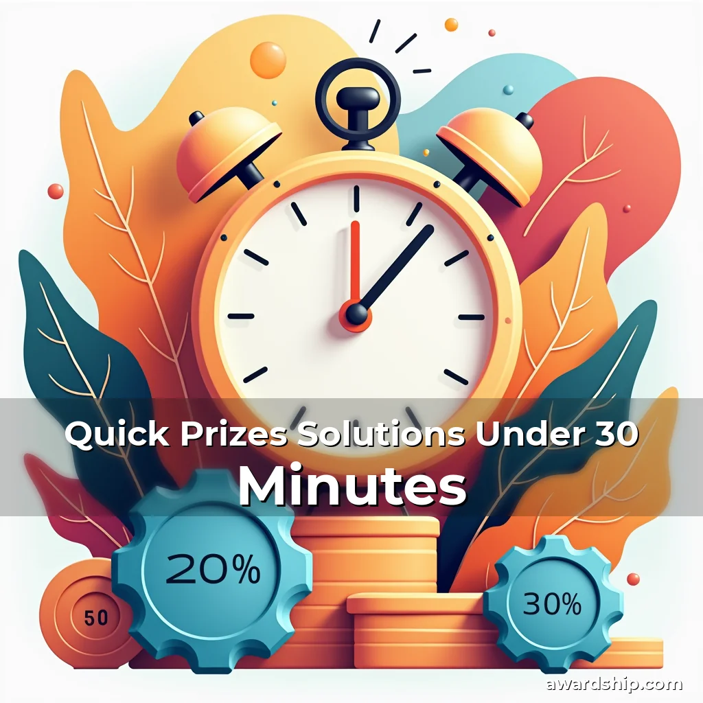 Artistic representation for Quick Prizes Solutions Under 30 Minutes