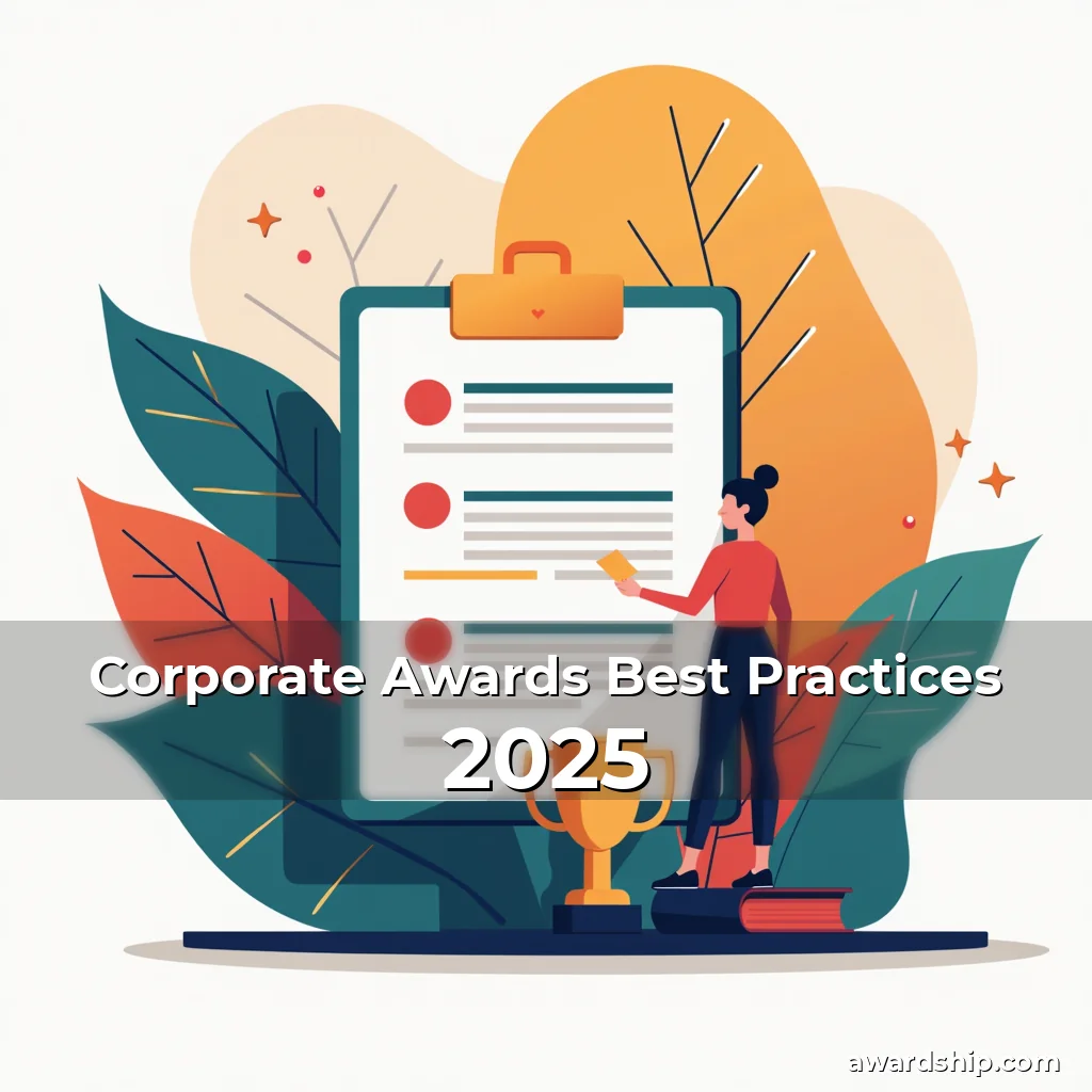 Artistic representation for Corporate Awards Best Practices 2025